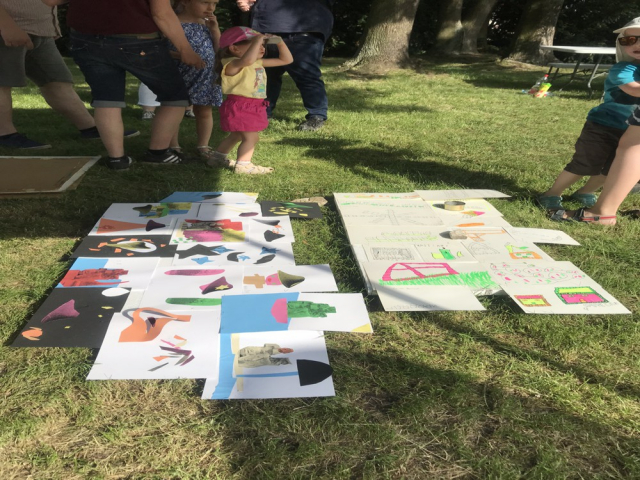 Víkend otevřených zahrad 2019 - Ukázka z dětských děl na téma parku Střed